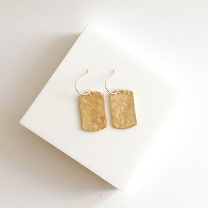 Handmade Hammered Earrings